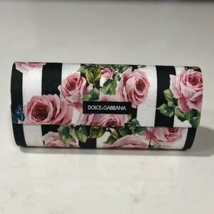 DOLCE & GABBANA Floral Eyeglass Case